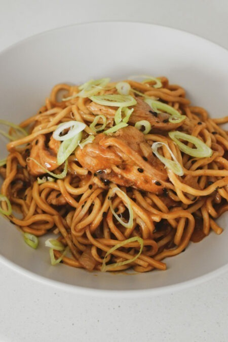 Easy Asian Chicken Noodles
