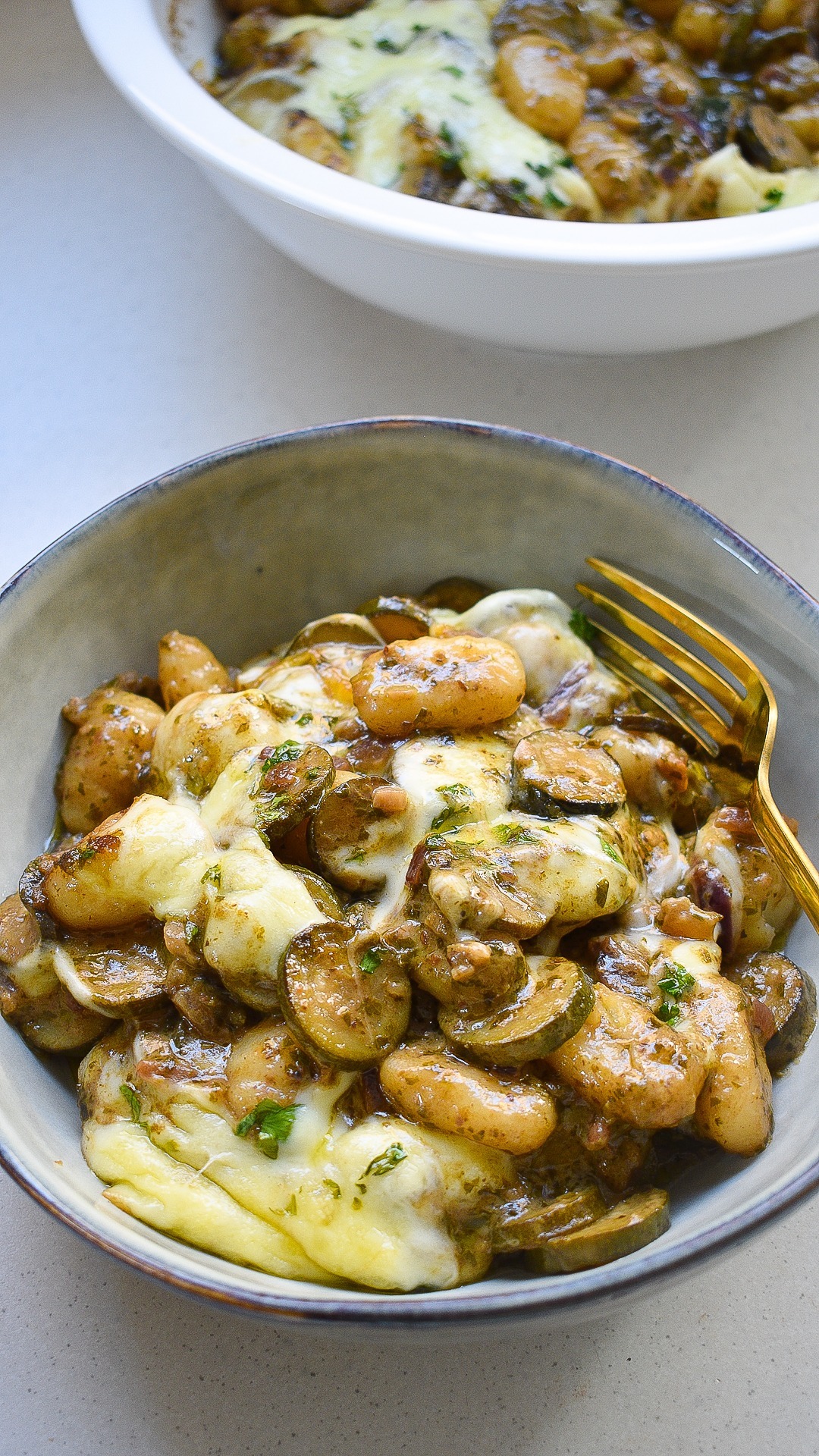 Green Goddess Gnocchi Bake