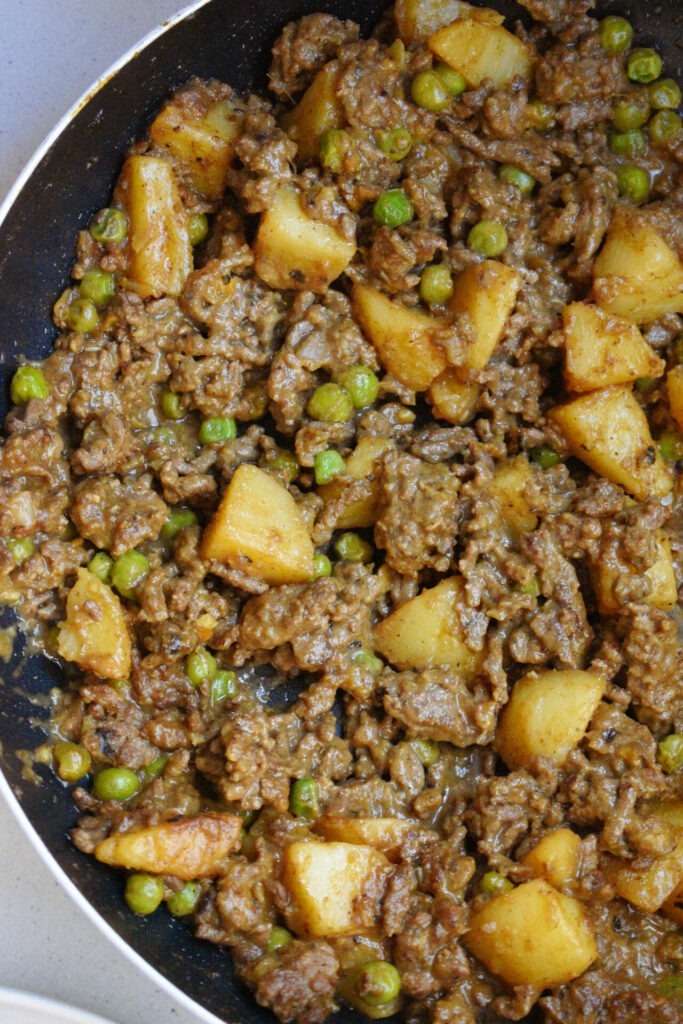 South African Vetkoek with Curried Mince