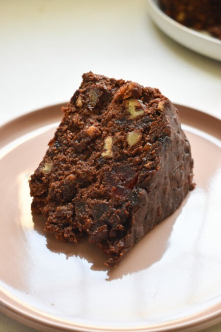 Christmas Fruit Cake Slice