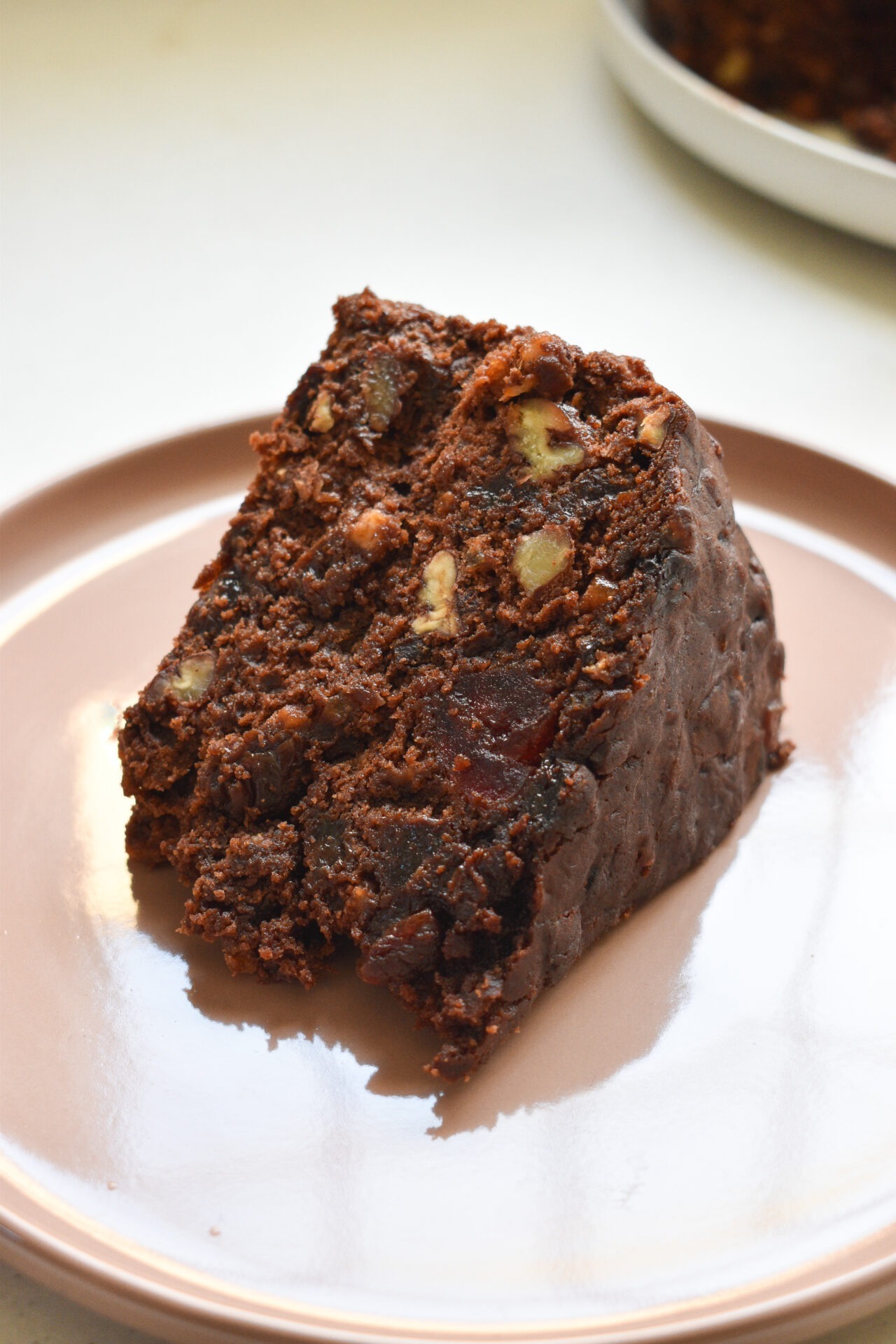 Christmas Fruit Cake Slice