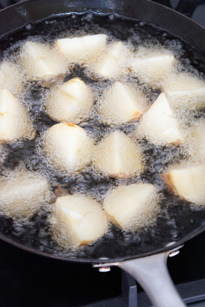deep-fried potatoes