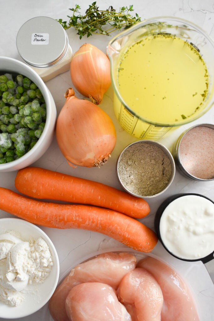 Chicken and vegetables