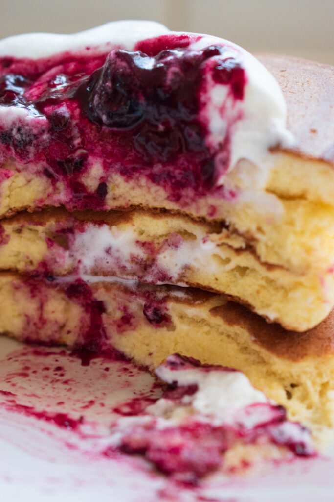 Japanese soufflé pancakes