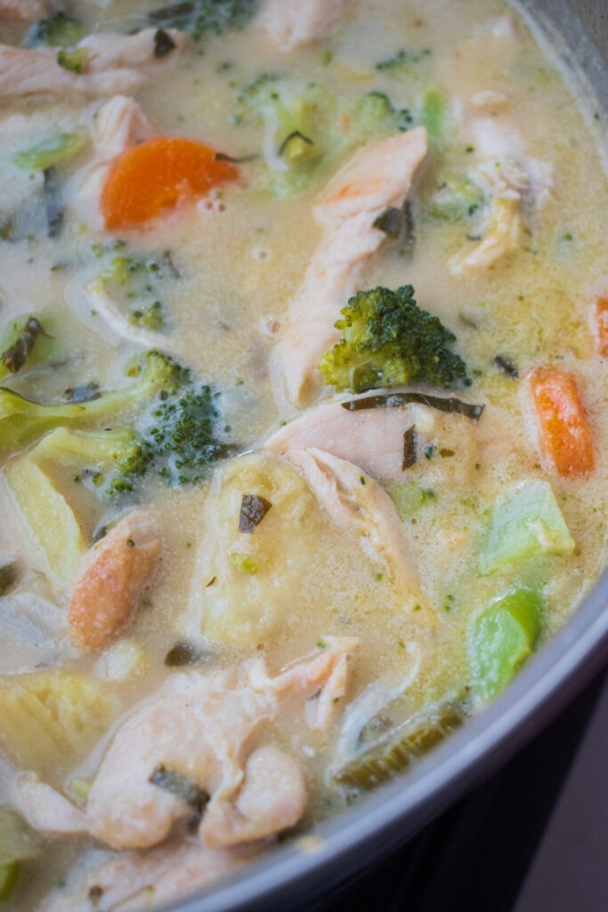 creamy chicken soup