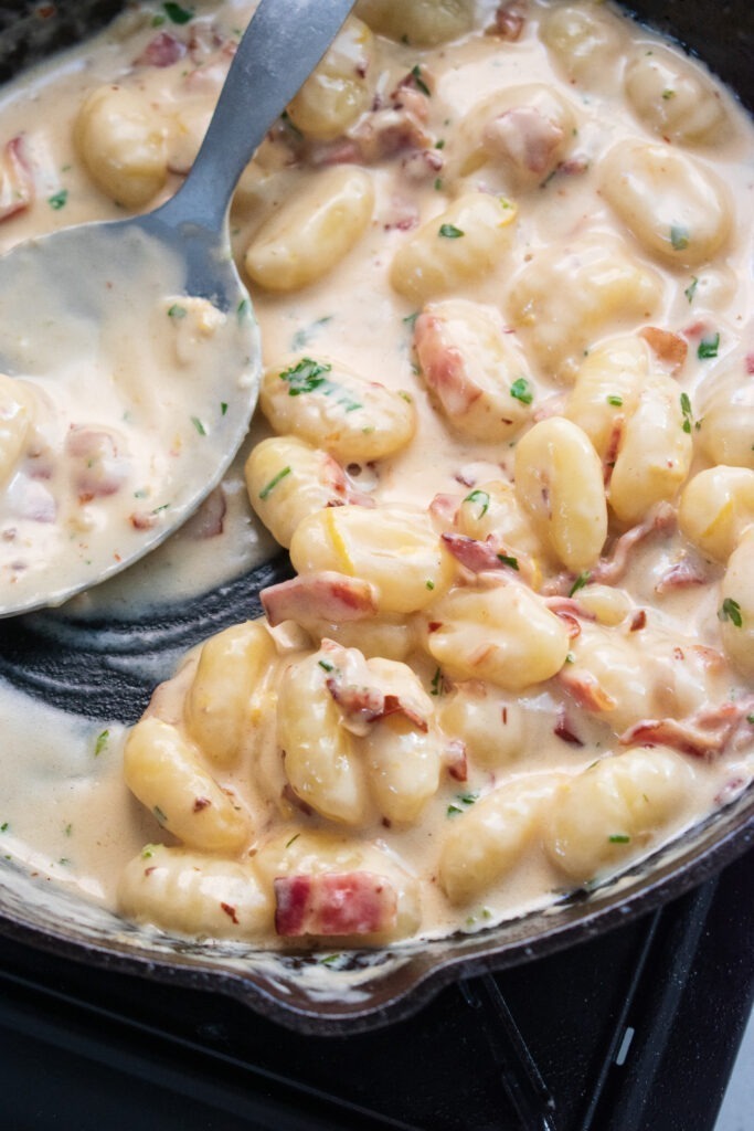 #creamyBaconLemonGnocchi