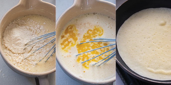 South African pancakes Batter