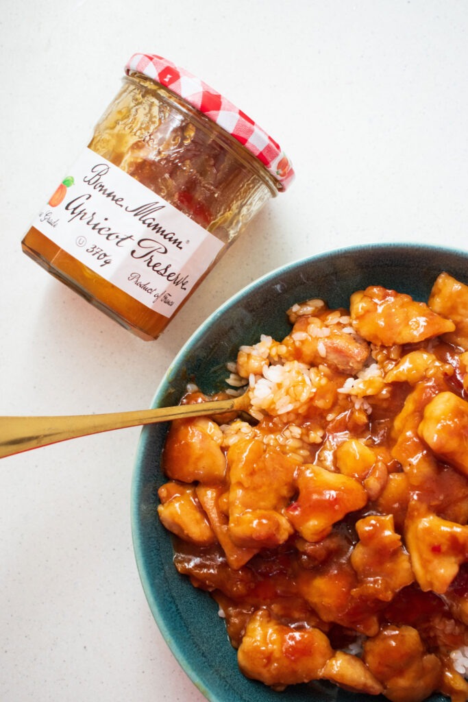 Sweet and Sour Apricot Chicken #thebigtastybite
#bonnemaman